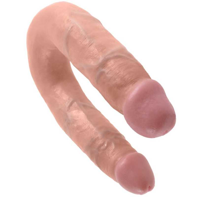 Tupladildo Double Trouble, U-Muoto, M - King Cock | KING COCK | Dildot