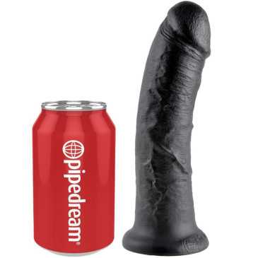 Black Dildo, 20 cm - King Cock | KING COCK | Dildot