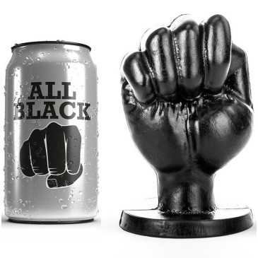 Fisting - Anaalinyrkki, 13 cm - All Black | ALL BLACK | Anaalidildot