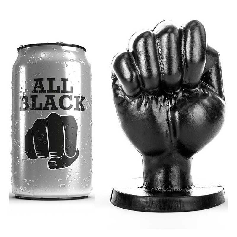 Fisting - Anaalinyrkki, 13 cm - All Black | ALL BLACK | Anaalidildot