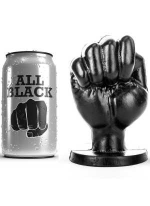 Fisting - Anaalinyrkki, 13 cm - All Black | ALL BLACK | Anaalidildot