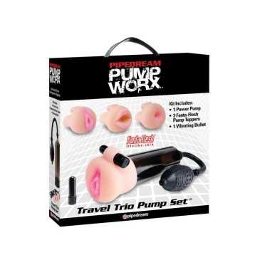 Penispumppu Travel Trio Setti - Pump Worx | PUMP WORX | Seksilelut