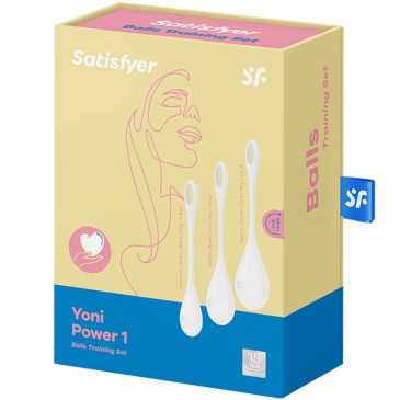 Satisfyer - Yoni Power 1 Geishakuulasetti, Valkoinen | SATISFYER BALLS | Geishakuulat