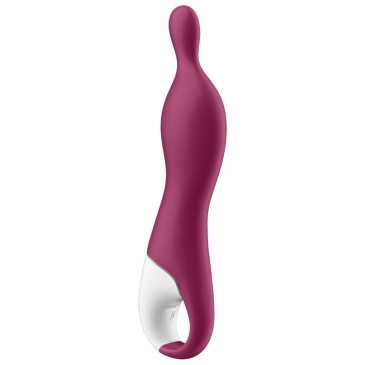 Satisfyer - A-Mazing - Vibraattori, Punainen | SATISFYER VIBRATOR | Stimulaattorit