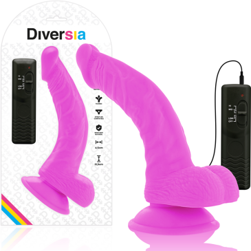 Dildo - Flexible Vibrating, 21 cm - Diversia | DIVERSIA | Seksilelut