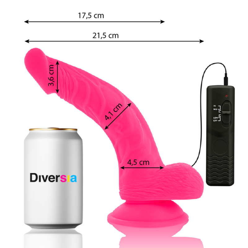 Diversia - Flexible Vibrating Dildo 21 cm | DIVERSIA | Seksilelut