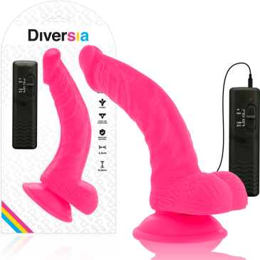 Diversia - Flexible Vibrating Dildo 21 cm | DIVERSIA | Seksilelut