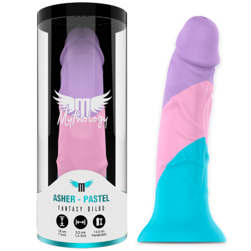 Mythology - Dildo Vibraattorilla - Asher Pastel, M | MYTHOLOGY FANTASY DILDO | Anaalidildot