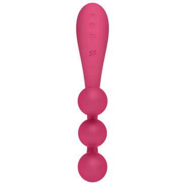 Satisfyer - Tri Ball 1 Multivibraattori, Punainen | SATISFYER VIBRATOR | Stimulaattorit