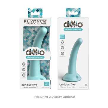 Dildo Curious Five, Vihreä, 13 cm - Pipedreams | DILLIO | Dildot