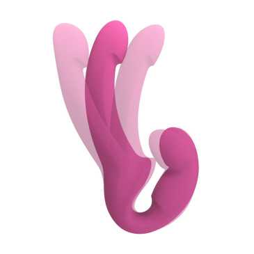 Tupladildo Strap-on Share Lite, Pinkki - Fun Factory | FUN FACTORY | Seksilelut