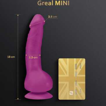 Realistinen dildo - Tärinällä - GReal Mini, Lila - G-Vibe | G-VIBE | Seksilelut