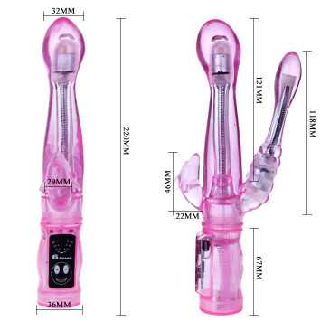 Tuplavibraattori Intimate Tease - Baile | BAILE VIBRATORS | Stimulaattorit