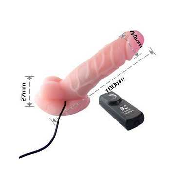 CyberSkin Dildo Vibraattorilla - Baile | BAILE VIBRATORS | Realistiset dildot