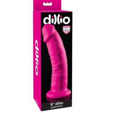 Dildo - Dillio, 23 cm, Pinkki - Pipedream | DILLIO | Dildot