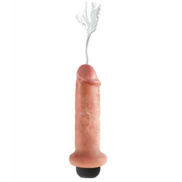 Ejakuloiva Tekopenis, 15 cm - King Cock | KING COCK | Dildot