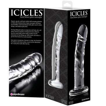 Icicles - No. 62 Käsinpuhallettu Lasidildo | ICICLES | Dildot