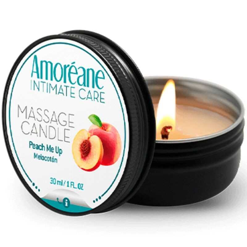 Amoreane - Hierontakynttilä Peach | AMOREANE | Intiimituotteet