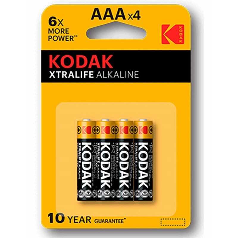 Kodak - Xtralife Alkaline Paristot AAA LR03 Blister, 4kpl | KODAK | Paristot