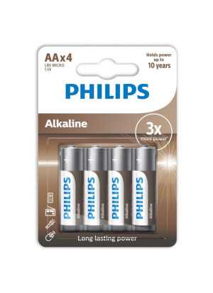 Philips - Alkaline Paristot AA LR6 4kpl | PHILLIPS | Paristot