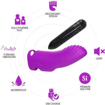 Sormivibraattori Aurora, Purppura - Armony | ARMONY VIBRATORS | Seksilelut