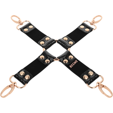 Begme - Black Edition Vegan Leather Hog Tie | BEGME BLACK EDITION | BDSM & Bondage