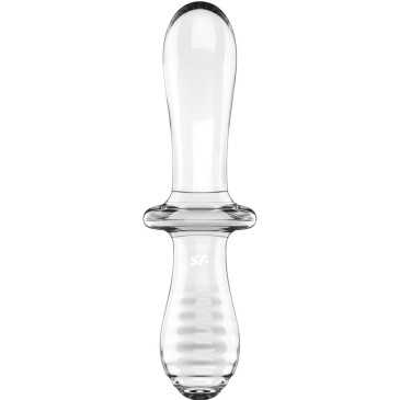 Satisfyer - Dildo - Double Crystal Transparent | SATISFYER CRYSTAL | Seksilelut