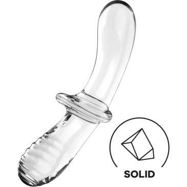 Satisfyer - Dildo - Double Crystal Transparent | SATISFYER CRYSTAL | Seksilelut