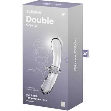 Satisfyer - Dildo - Double Crystal Transparent | SATISFYER CRYSTAL | Seksilelut