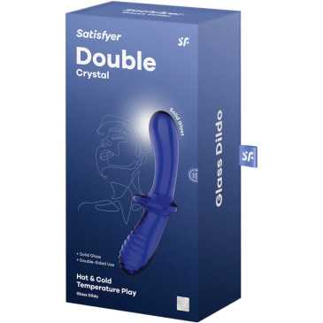 Satisfyer - Dildo - Double Crystal Transparent | SATISFYER CRYSTAL | Seksilelut