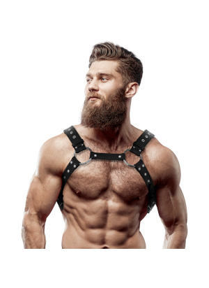 Chest Harness With Studs - Fetish Submissive | FETISH SUBMISSIVE ATTITUDE | Seksikkäät asut ja tarvikkeet