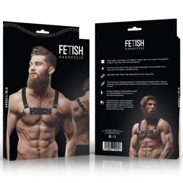 Bulldog Chest Harness, M/L - Fetish Submissive | FETISH SUBMISSIVE ATTITUDE | Seksikkäät asut ja tarvikkeet