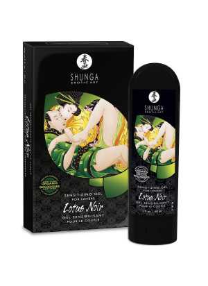 Stimuloiva ja kosteuttava geeli - Lotus Noir, 60 ml - Shunga | SHUNGA APHRODISIACS | Stimulantit naisille