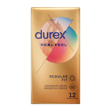 Durex - Lateksiton Kondomi - Real Feel, 12 kpl | DUREX CONDOMS | Kondomit