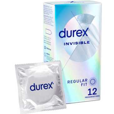 Durex - Extraohut Kondomi - Invisible, 12 kpl | DUREX CONDOMS | Kondomit