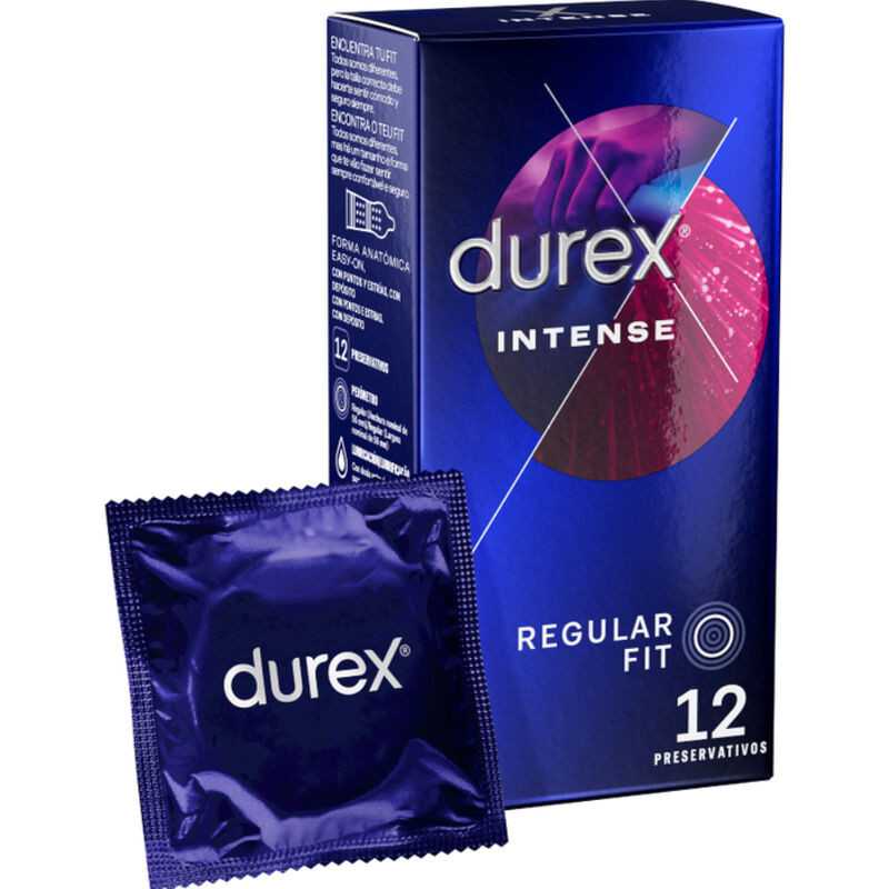 Durex - Kondomi - Intense Orgasmic, 12 kpl | DUREX CONDOMS | Kondomit