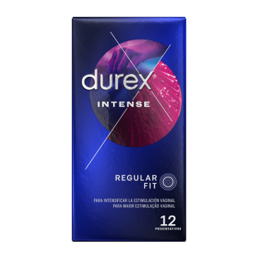 Durex - Intense Orgasmic Kondomi, 12 kpl | DUREX CONDOMS | Kondomit