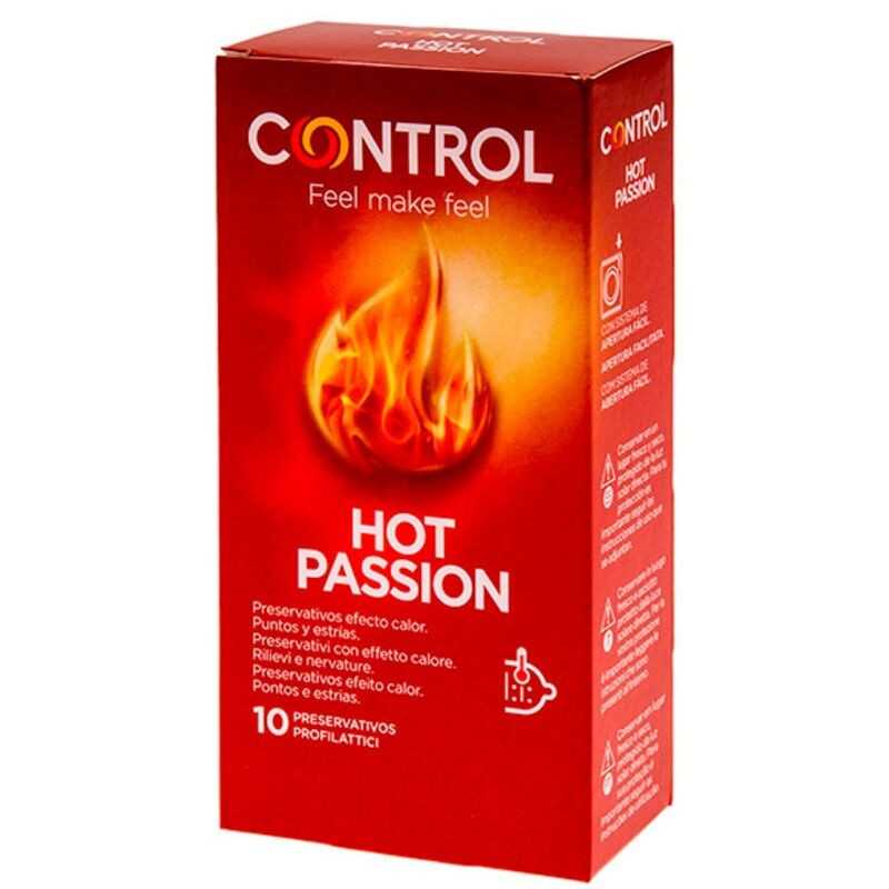 Lämpöefekti Kondomi Hot Passion, 10 kpl - Control | CONTROL CONDOMS | Kylmän tai lämmön vaikutus