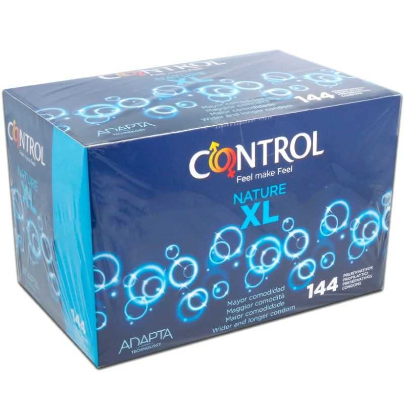 XL Kondomi Nature, 144 kpl - Control | CONTROL CONDOMS | Isot pakkaukset