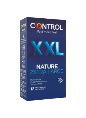 Kondomi 2Xtra XXL , 12 kpl - Control Nature | CONTROL CONDOMS | Koko XL (Suuri)