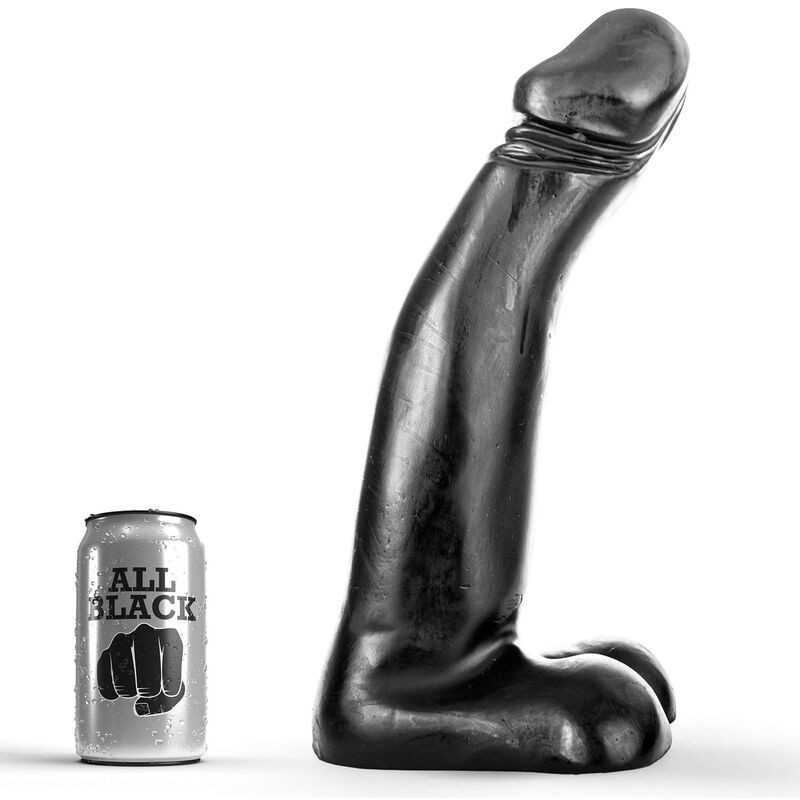 Jättidildo, 29 cm - All Black | ALL BLACK | Dildot