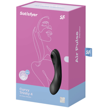 Satisfyer - Curve Trinity 4 Air Pulse | SATISFYER AIR PULSE | Stimulaattorit