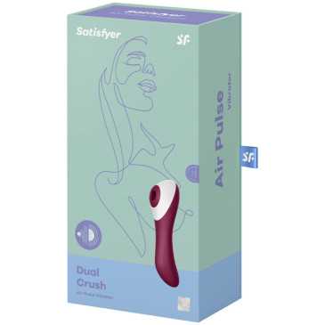 Satisfyer - Vibraattori - Dual Crush | SATISFYER AIR PULSE | Stimulaattorit