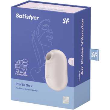 Satisfyer - Pro To Go 2 Double Air Pulse Vibraattori | SATISFYER AIR PULSE | Stimulaattorit