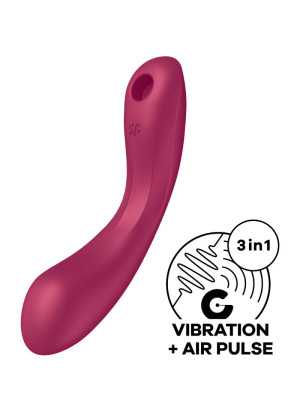 Satisfyer - Curve Trinity 1 Air Pulse Vibraattori | SATISFYER AIR PULSE | Seksilelut