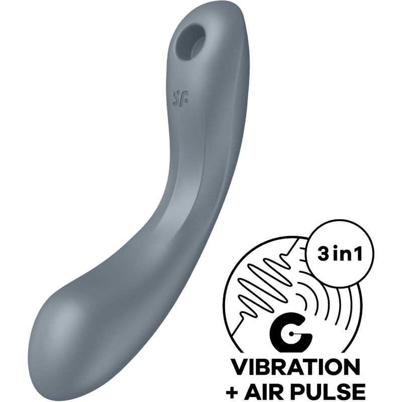 Satisfyer - Curve Trinity 1 - Air Pulse Vibraattori | SATISFYER AIR PULSE | Seksilelut