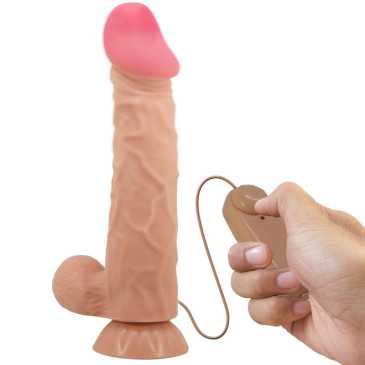 Dildo liikkuvalla iholla, 23 cm - Pretty Love | PRETTY LOVE HIGH GRADE | Seksilelut