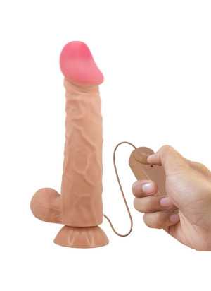 Dildo liikkuvalla iholla, 23 cm - Pretty Love | PRETTY LOVE HIGH GRADE | Seksilelut