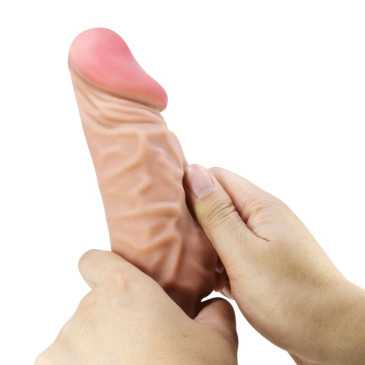 Dildo liikkuvalla iholla, 23 cm - Pretty Love | PRETTY LOVE HIGH GRADE | Seksilelut