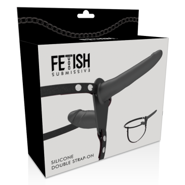 Tupla Strap-on - Musta Dildo - Fetish Submissive | FETISH SUBMISSIVE HARNESS | Seksilelut